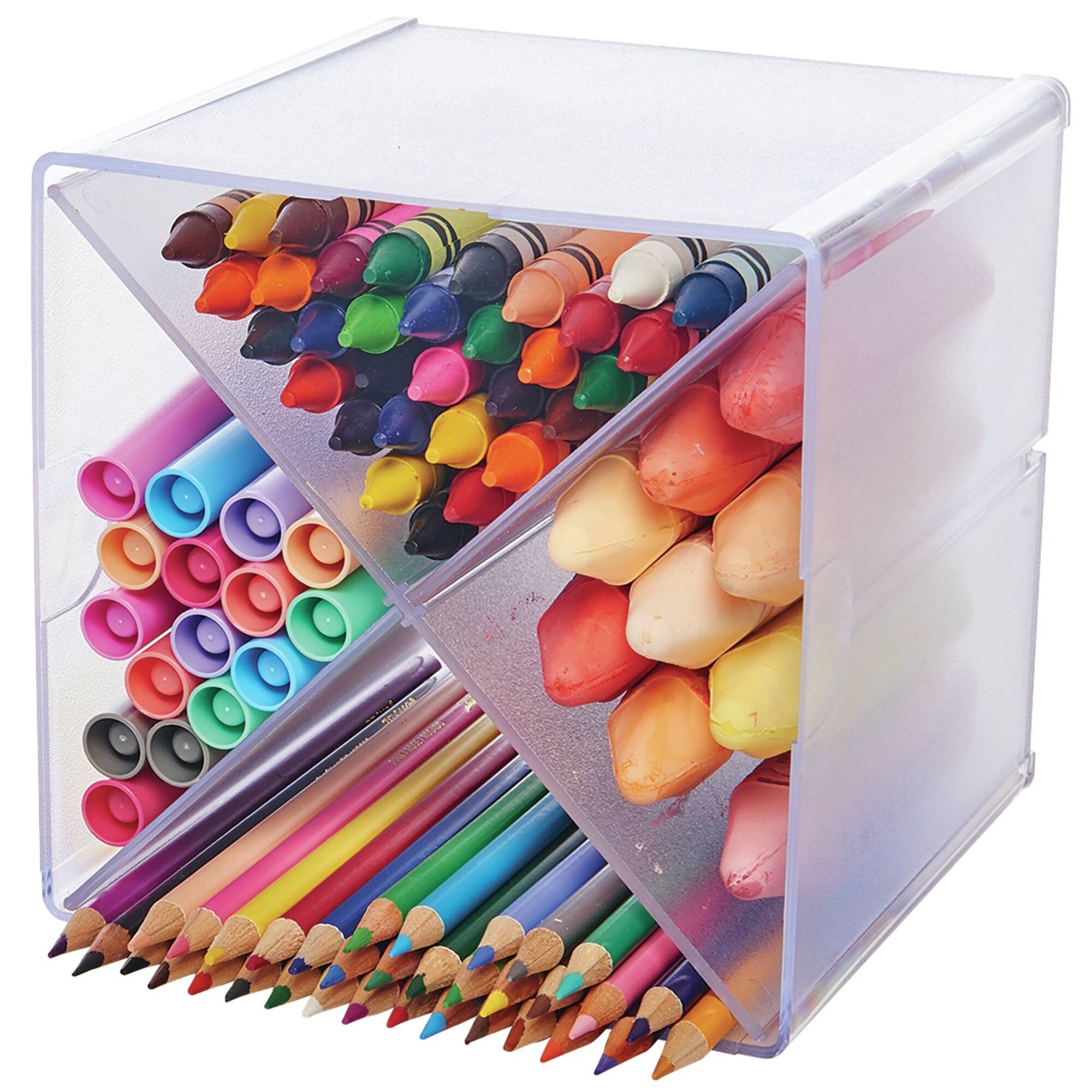 Deflecto® Stackable X-Divided Storage Organizer